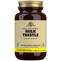 Solgar Milk Thistle 100 식물성 캡슐 - 간 지원 - 완전한 효능(FP) - GMO가 아닌 비건 글루텐 프리 유제품 코셔 - 100인분, Standard, 100 Count [Pack