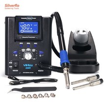 납땜기세트 인두기 스테이션 YIHUA 8509 마이크로 핫 에어 건 솔더링 노즐 온도 조절 BGA 재 작업, 1.110VUS