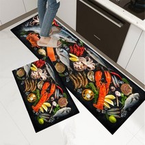 러그 카페트 거실 침실 주방 러그 야채 곡물 향료 주방 매트 직사각형 현관 매트 침실