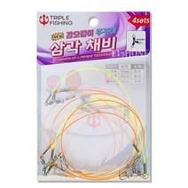 트리플 갑오징어 주꾸미 삼각채비 삼색채비