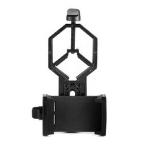 천체 망원경 입문 대여 적도의 우주 반사 고배율 Celestron-조정 가능한 금속/ABS 핸드폰 어댑터 마운트 현, 01 Black