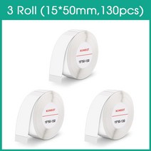 님봇 라벨프린터 네임스티커 niimbot d11 d101 d110 offical label, 3롤 15x50mm
