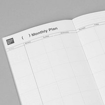 쇼프리스 업무용 직장인 사무용품 대학생플래너 새해선물 노트 다이어리 년프리 4W99DBAC