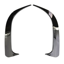 메르세데스-벤츠 CLA 200 250 45 AMG 14-18 블랙/카본 파이버 용 리어 범퍼 스포일러 에어 벤트 커버, [01] Black