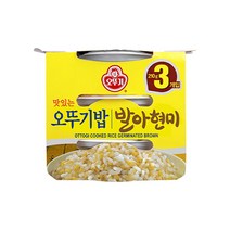 오뚜기 맛있는 오뚜기밥 발아현미 210g 3개
