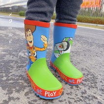레인부츠 여성 귀여운 캐릭터 경량 미끄럼 방지 미들부츠 r54-75701