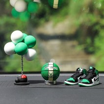 차량용 피규어 인테리어 농구공 방향제 대시보드 장식품 소품 세트 캐릭터 장식, C