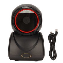 택배스캐너 데스크탑 QR 코드 스캐너 빠른 디코딩 USB 쇼핑몰용, [02] Black