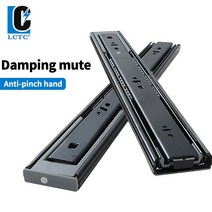 슬라이드환등기 영사기 3 섹션 서랍 슬라이드 1 25 리바운드 차가운 스테인레, 6.30cm-12inch - Rebound