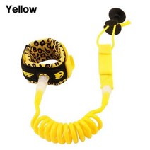 7mm Sup 보드 4 피트 발목 끈 서핑 탄성 코일 스탠드 업 패들 다리 TPU 로프 안전, Yellow