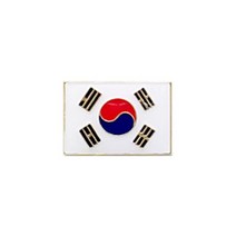 와펜 태극기 뱃지 정복용 태극기 국기 뱃지 추모뱃지 군인용품