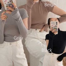 여성 핸드워머 반팔 니트 세트 W204