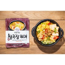 청국장찌개 시집가는청국장 시골 청국장 350g 4팩, 마 시래기 뼈해장국 2팩, 마 추어탕 2팩