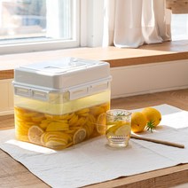 스마트 누름독 4L 5L 9L 12L 블랙 화이트 모음스마트누름독김치통누득독절임용기김치 장아찌밀폐용기, 스마트누름독9L 화이트, 1개