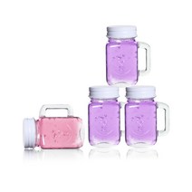 유리병 잼병 미니 손잡이 50ml (A), 흰색, 1개