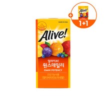 얼라이브 원스데일리 30정 1+1 멀티 남녀공용 비타민앤미네랄 비타민B, 포우먼 30정 1개월분, 포우먼 30정 1개월분