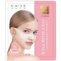 조이줄리 프리미엄 골프마스크팩 UV 유브이 썬패치 자외선차단 골프패치 1박스(핑크), 핑크 마스크팩, 1세트