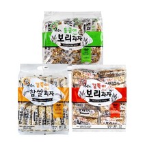 미성패밀리 엉클팝 보리과자 동글이1+길쭉이1+찹쌀과자1 (총3봉)