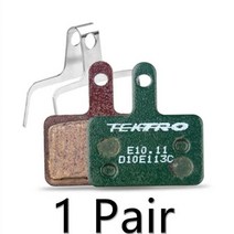 브레이크 패드 TEKTRO E 10.11 MTB 산악 도로 접이식 자전거 디스크 시마노 MT200M355M395M415M285M286M280, 1 pair no box
