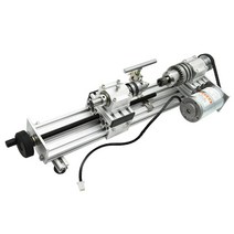 금속 선반 기계 가공 목공용 선반 연마기 미니 메탈 무단 속도 제어 고정밀 비즈 기계 220 V 280W, 1개