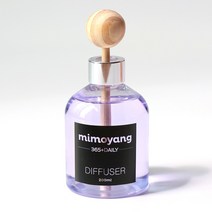 자동차 방향제 고급 우드 볼 차량용 디퓨저 대용량 200ml, 우드볼 화이트 라벤더(1+1)