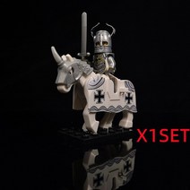 부품MOC 군사 게임 피규어 빌딩 블록 파이로 상사 사이커 군인 무기 액세서리 중세 기사 말 장난감 벽돌, 29 1502-XH1738, 한개옵션1