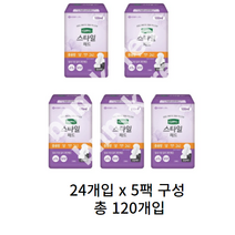 디펜드 스타일 패드 참숯 여성용 중용량, 120개입, 1개