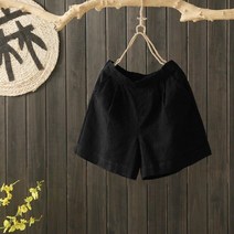 간지나는댄스걸 조거팬츠 베기조거팬츠캐주얼 얇은 하렌 바지 여성용 오버사이즈 코튼 린넨 포켓 탄성 허리