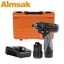 아임삭 AI414M2 3G 충전 임팩 드라이버 14.4V 배터리 2개 충전기 케이스 세트, 배터리 2개 풀세트