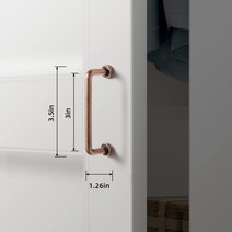 고가구 고가구장식장 고가구인테리어 황동 캐비닛 손잡이 앤티크 청동 서랍 아연 합금 솔리드 레트로 바, 27 XBJ-320mm_02 1 pc
