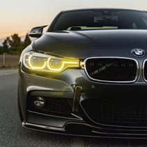 자동차 방향 지시등아이스 드라이버 BMW 3 시리즈 엔젤 아이즈 F30 DRL RGB 멀티 컬러 LED 보드 F31 F34 G, 한개옵션1, 09 RGB (2016-2019)3 GT