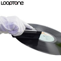 LoopTone-LP/CD 벨벳 브러시 스타일러스 클리너 비닐 레코드 클리닝 턴테이블 플레이어용 액세서리 검정색, 한개옵션0, 한개옵션0