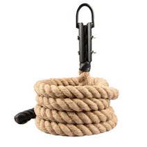 외줄타기 극기훈련 크로스핏 밧줄 박스 고정 거치대 주짓수 레슬링 유도 피트니스 훈련 외줄오르기, 로프 38mm 6m