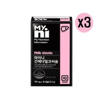 일동제약 밀크씨슬 실리마린 간영양제 간보호제 간에좋은영양제 130mg 고함량 헛개열매 밀납 오미자 대두레시틴, 3개