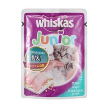 위스카스 새끼고양이사료 밥 주니어 참치 80g 간식, 저렴한닷컴 1, 저렴한닷컴 본상품선택