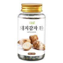 돼지감자환 100g(플라스틱통) 돼지감자 뚱딴지 국우 건강환 한약재 한방 약재 생식 선식 재료, 1개