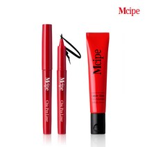 엠시피 1+1워터프루프 파데 아이라이너, 1개, 펜 브라운+파데 1호핑크