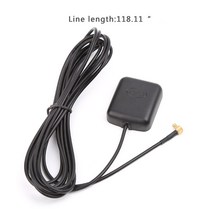 3.5mm MCX 직각 커넥터 Navigator Aerial 3이 포함 된 자동차 GPS 안테나 수신기, 검은색