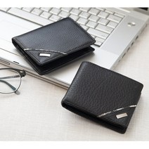 남성지갑 가죽반지갑 블랙