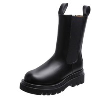 여성용 롱 슬라이드 잘빠진 마틴 첼시부츠