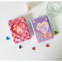 1단 콜렉트북 콜북 체리버니 포카 바인더 포켓 미니 포토 카드 앨범 덴스 점보, 플러피베어