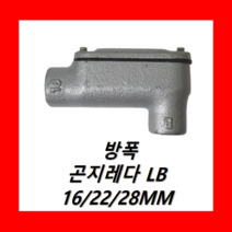 방폭 곤지레다 LB 16MM 안전증가 방폭형