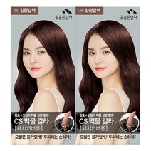 꽃을든남자 먹물 N5 진한갈색x2개 헤어스타일링 헤어 염모 제 염색약, 2pack, deep brown