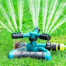 [래드원]스프링쿨러 독립형 연결형 자동물뿌리개 360도 자동회전 물분사 잔디 정원 텃밭 원예용품, 암나사어댑터(1개)