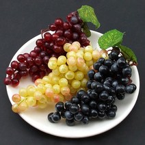 청포도 적포도 모형 머루포도 15cm 3색 택1 인조 포도 샤인머스켓 모조 과일모형 레드글로브 그레이프, 와인