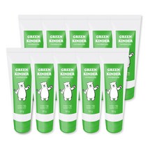 그린킨더 저불소치약 50g 바닐라민트 6가지성분 에코서트 USDA 인증 옵션택일, 100개