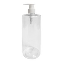 TS GLOBAL 500ml 액체 누 샴푸 로션 샤워 젤 병 플라스틱 컨테이 빈 펌프 리필 용, 01 Transparent