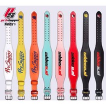 프리미엄 프로섭스 웨이트 레버 파워 리프팅 버클 벨트 헬스 카딜로 WSF 인저 로고 쉬크, L 코드 [허리 둘레 80-97cm], 1세대 - 스웨이드 [화이트]