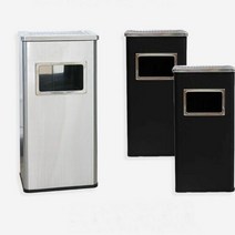 키친프리 야외용 사각휴지통 대(블랙), 쿠팡1 본상품선택