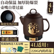 가정용 홍삼만들기 전기 약탕기 세라믹 재질 한방 탕약기, 4L